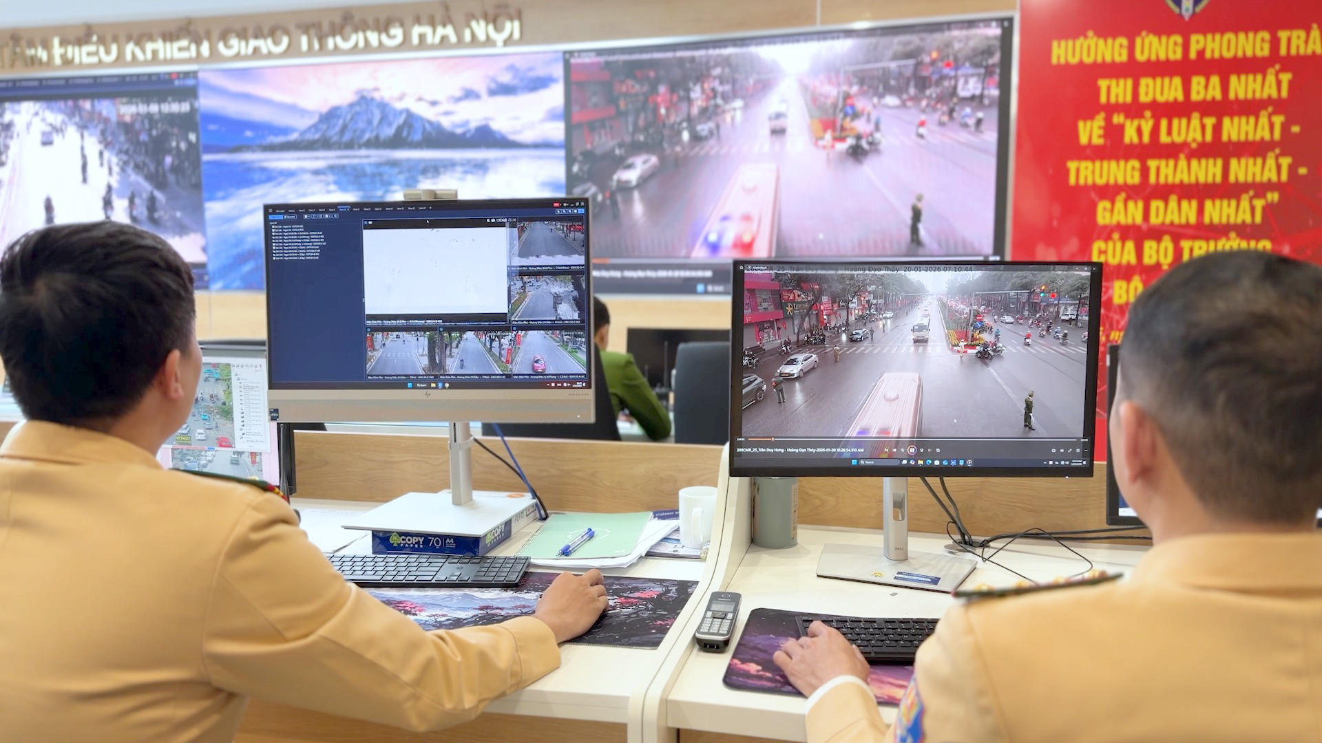 C&ocirc;ng nghệ AI gi&uacute;p giao th&ocirc;ng H&agrave; Nội th&ocirc;ng suốt phục vụ Đại hội XIV của Đảng- Ảnh 1.