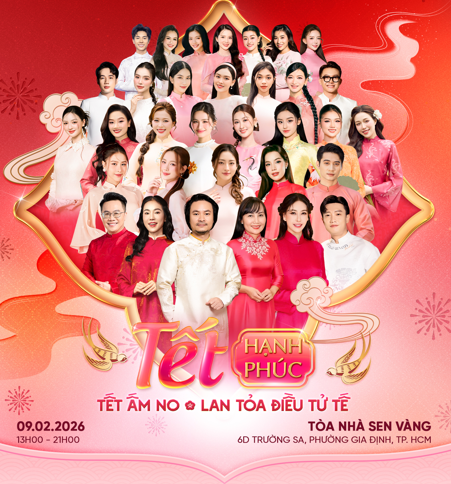 Hơn 20 hoa, á hậu lần đầu cùng gói bánh chưng tặng người nghèo đón Tết- Ảnh 1. Hơn 20 hoa, á hậu lần đầu cùng gói bánh chưng tặng người nghèo đón Tết- Ảnh 1.