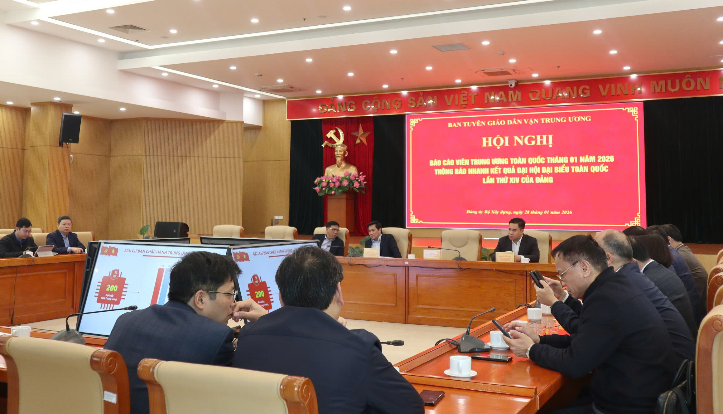 Đảng bộ Bộ X&acirc;y dựng thống nhất &yacute; ch&iacute;, h&agrave;nh động trong triển khai Nghị quyết Đại hội XIV- Ảnh 1.