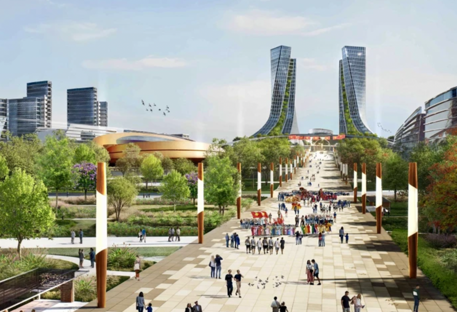 Trung t&acirc;m h&agrave;nh ch&iacute;nh mới của Đồng Nai dự kiến gồm 3 khối nh&agrave;, cao tối đa 10 tầng- Ảnh 2.