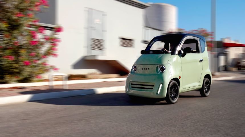 Bako Motors designed the Bee, an electric vehicle with solar panels on its roof, for daily in-city trips.