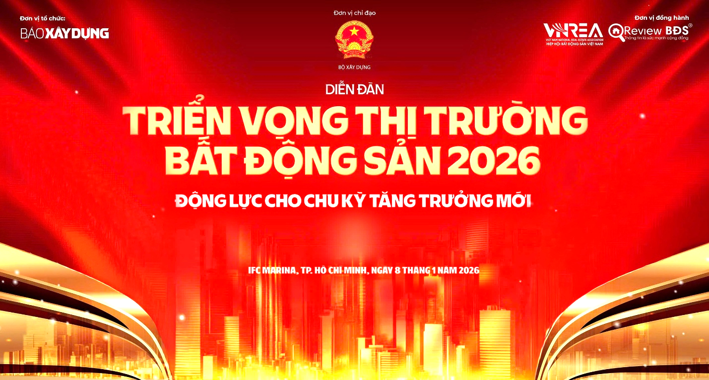 Trực tiếp: Diễn đ&agrave;n Triển vọng thị trường bất động sản năm 2026- Ảnh 1.