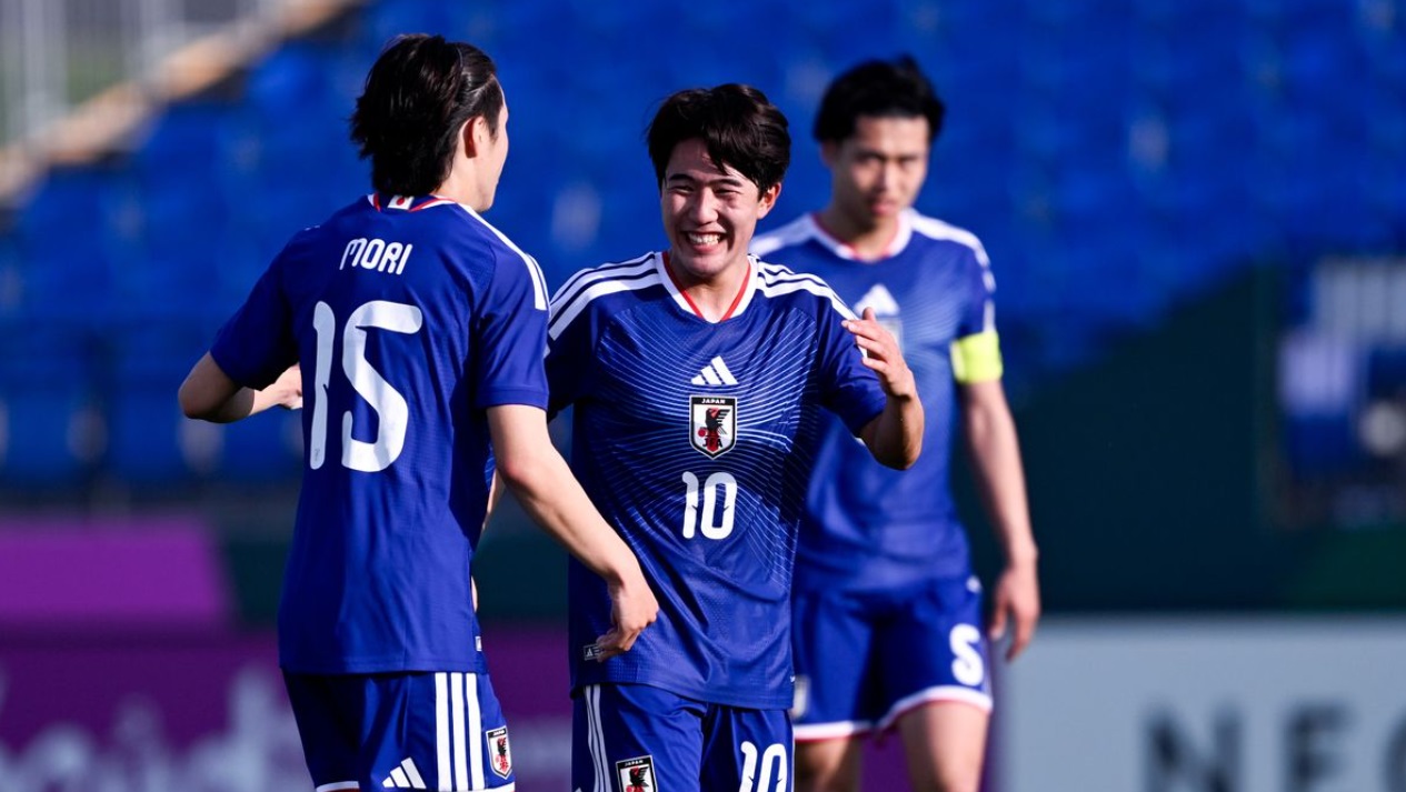 Thắng đậm Syria, U23 Nhật Bản phô diễn sức mạnh vượt trội- Ảnh 1. Thắng đậm Syria, U23 Nhật Bản phô diễn sức mạnh vượt trội- Ảnh 1.