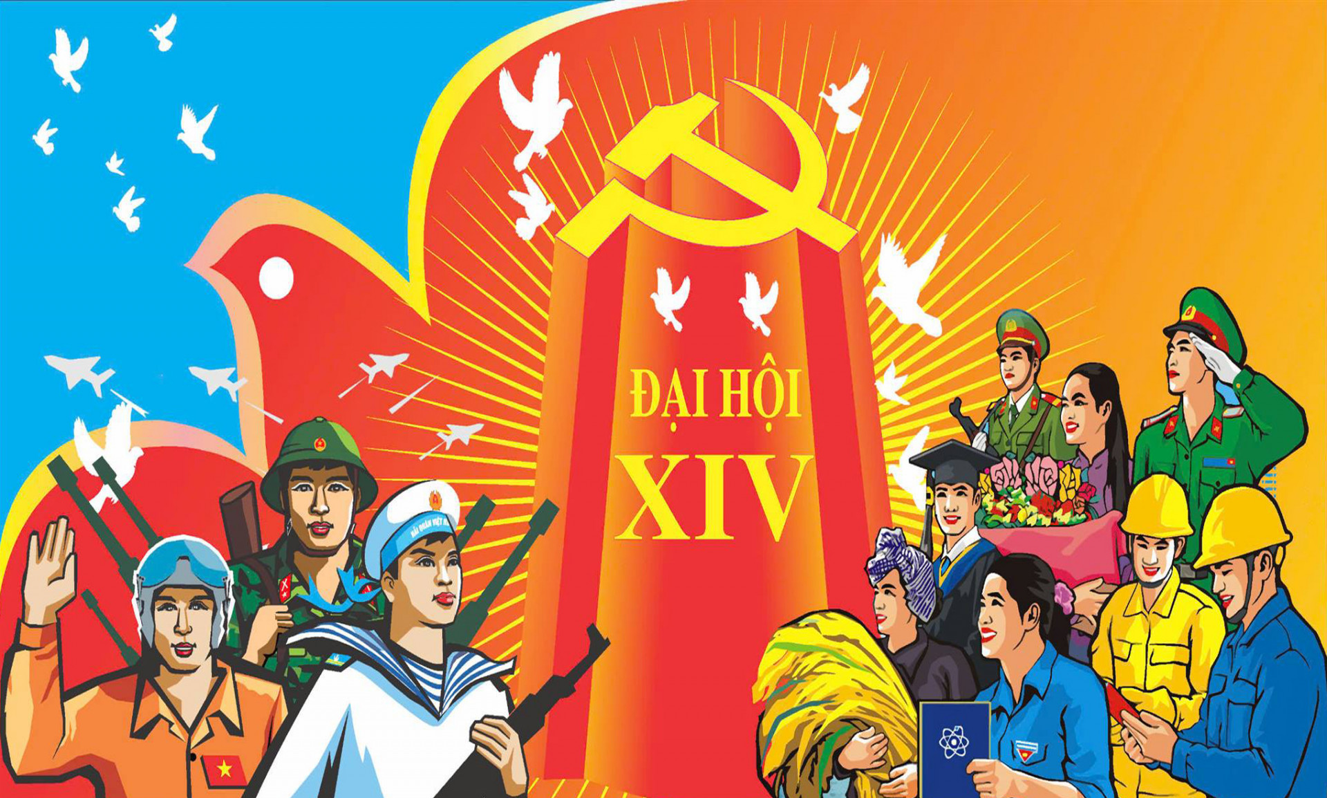 C&ocirc;ng đo&agrave;n X&acirc;y dựng Việt Nam đẩy mạnh tuy&ecirc;n truyền Đại hội XIV của Đảng- Ảnh 1.