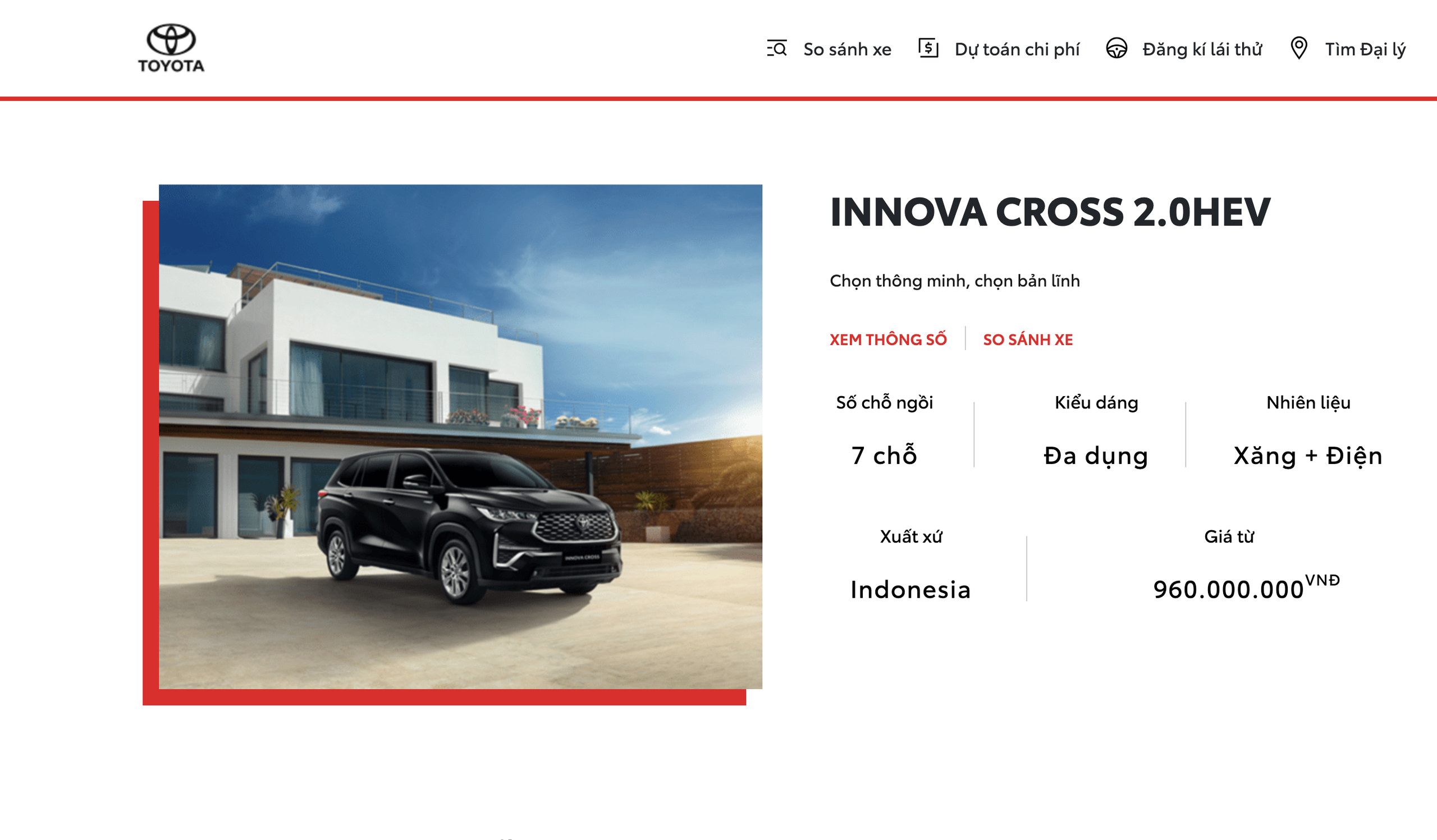 Toyota Innova Cross HEV giảm giá 45 triệu đồng- Ảnh 2.