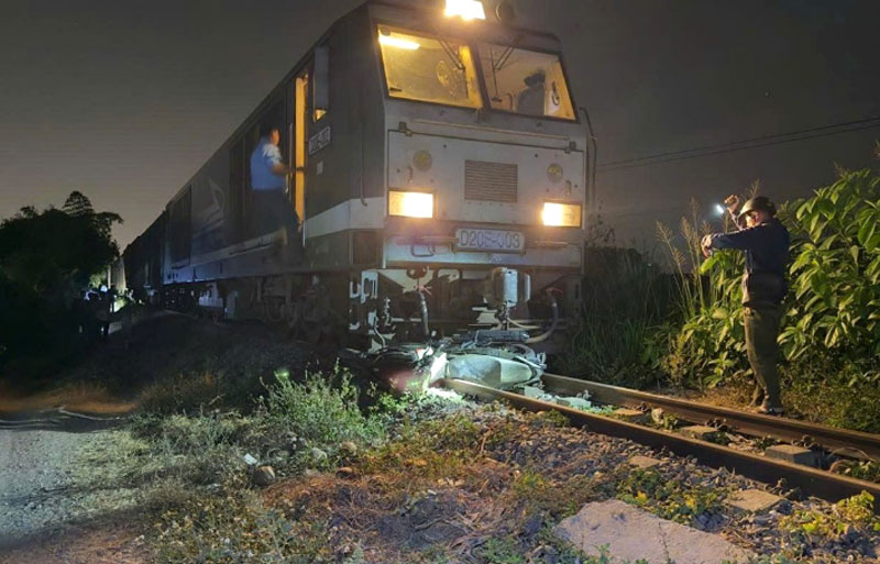 Hiện trường vụ tai nạn - Ảnh: H.N.