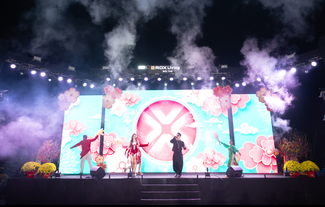 ROX Living Đức Thọ rực rỡ hội Xuân Concert, khẳng định vị thế khu đô thị trung tâm- Ảnh 2.