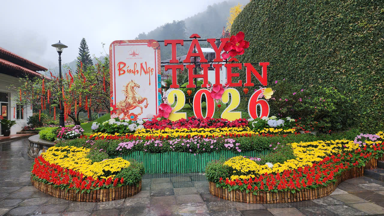 Ph&uacute; Thọ: Khu danh thắng T&acirc;y Thi&ecirc;n sẵn s&agrave;ng cho xu&acirc;n 2026 đ&oacute;n du kh&aacute;ch h&agrave;nh hương- Ảnh 1.