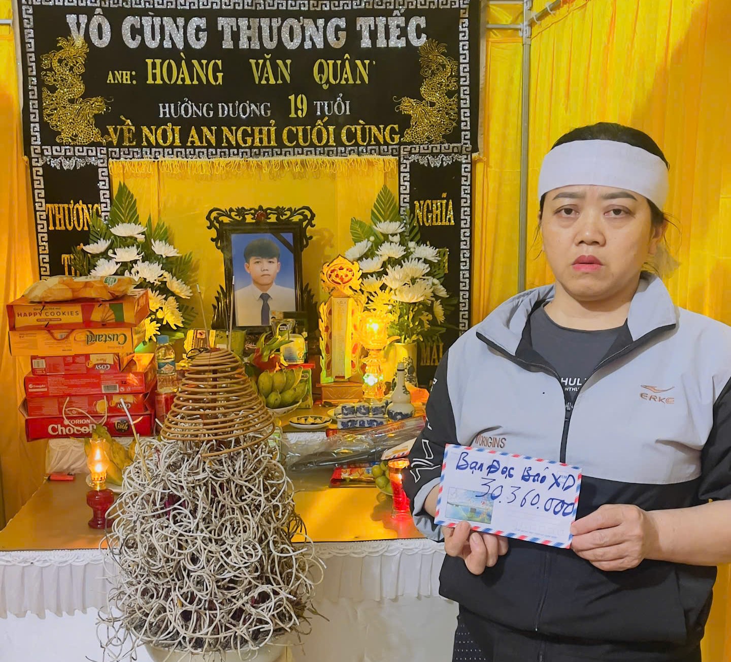 B&aacute;o X&acirc;y dựng trao 35 triệu đồng hỗ trợ gia đ&igrave;nh nạn nh&acirc;n tai nạn giao th&ocirc;ng tại H&agrave; Tĩnh- Ảnh 2.