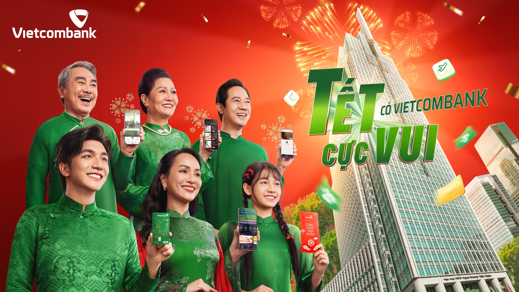 &ldquo;C&oacute; Vietcombank, Tết Cực Vui&rdquo;: Khởi ng&agrave;n lộc ph&aacute;t, g&oacute;p nhịp hanh th&ocirc;ng cho m&ugrave;a Tết 2026- Ảnh 1.