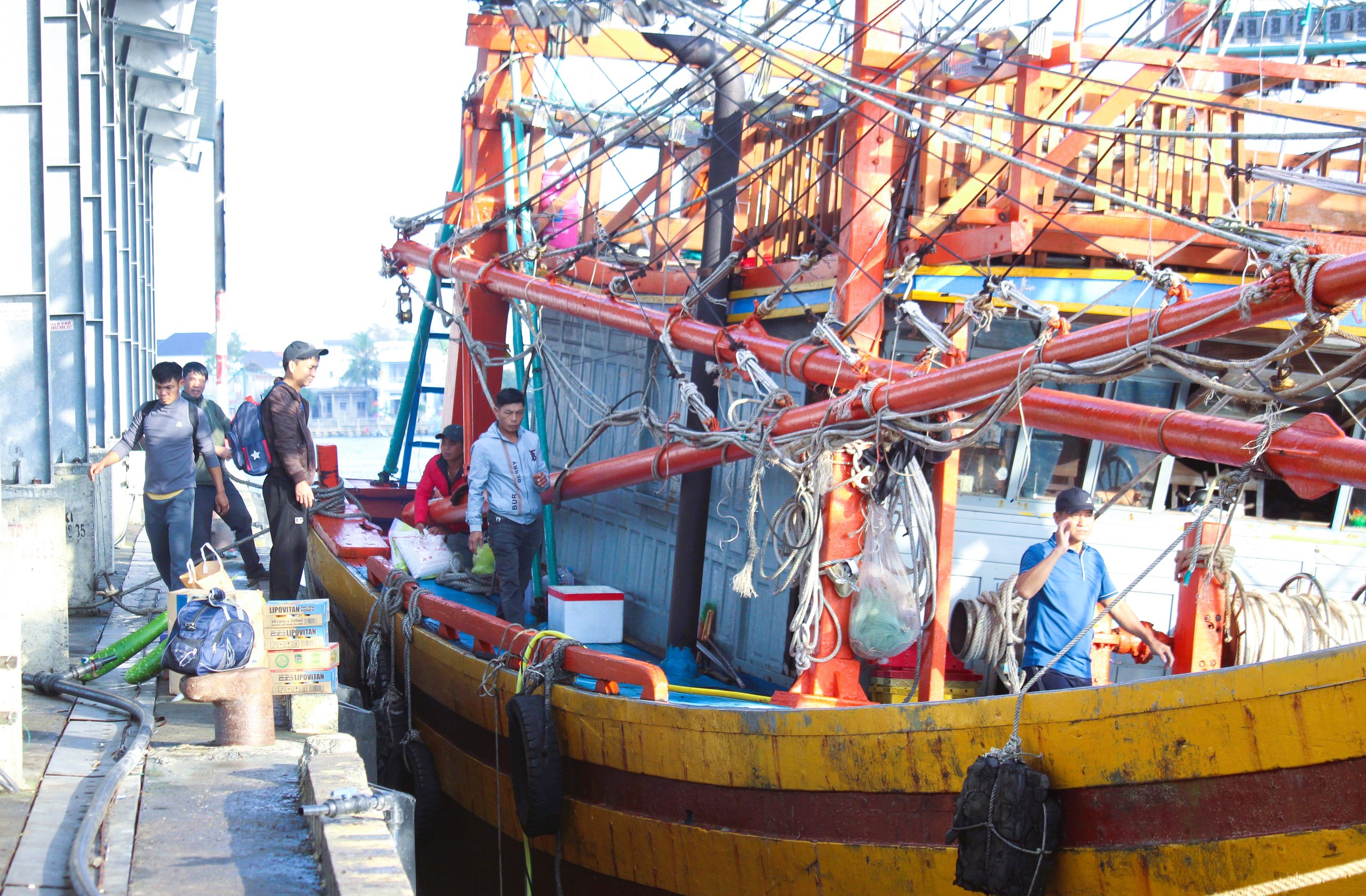 Ngư dân Quảng Trị vươn khơi, khoang tàu đầy ắp “lộc” biển đầu năm- Ảnh 3. Ngư dân Quảng Trị vươn khơi, khoang tàu đầy ắp “lộc” biển đầu năm- Ảnh 3.