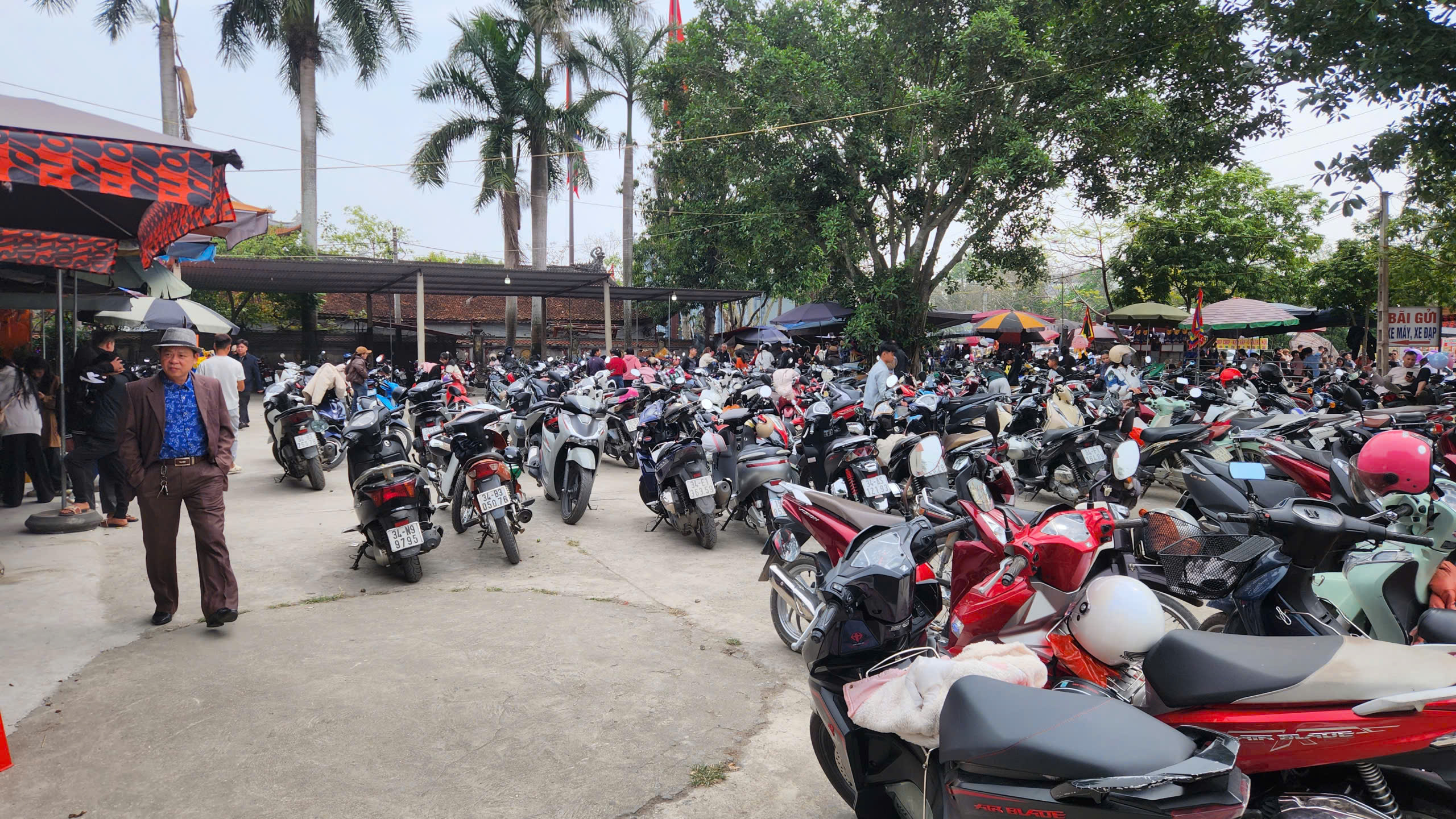 Du kh&aacute;ch đổ về đền Tranh tăng đột biến ngay những ng&agrave;y đầu năm mới- Ảnh 2.