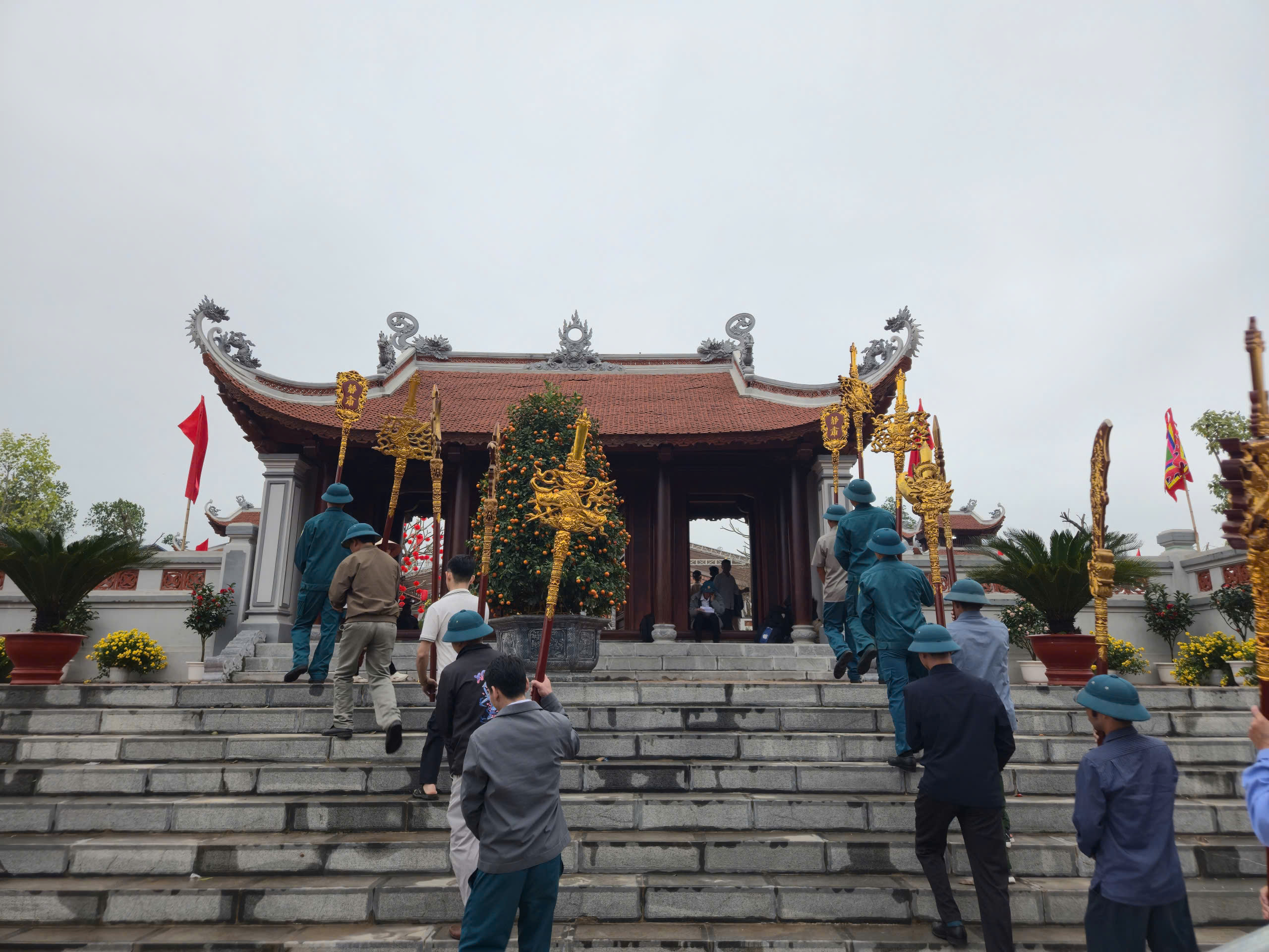 Thái Nguyên tổ chức lễ hội "Vạn Xuân khai Quốc" 2026 sau trùng tu quy mô lớn- Ảnh 6. Thái Nguyên tổ chức lễ hội "Vạn Xuân khai Quốc" 2026 sau trùng tu quy mô lớn- Ảnh 6.