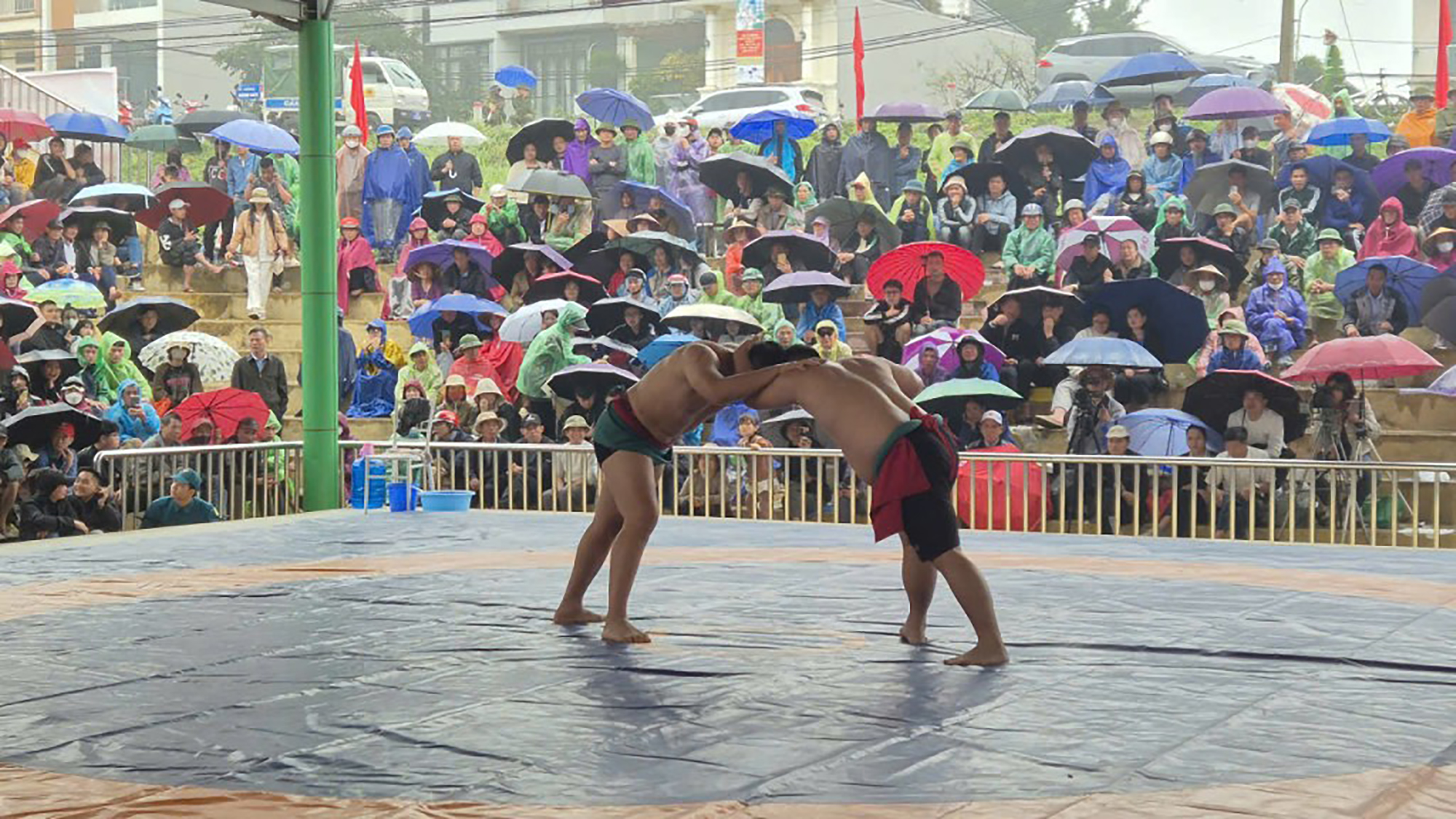 R&egrave;n sức khỏe, giữ bản sắc từ đấu vật, k&eacute;o co, bơi chải- Ảnh 1.