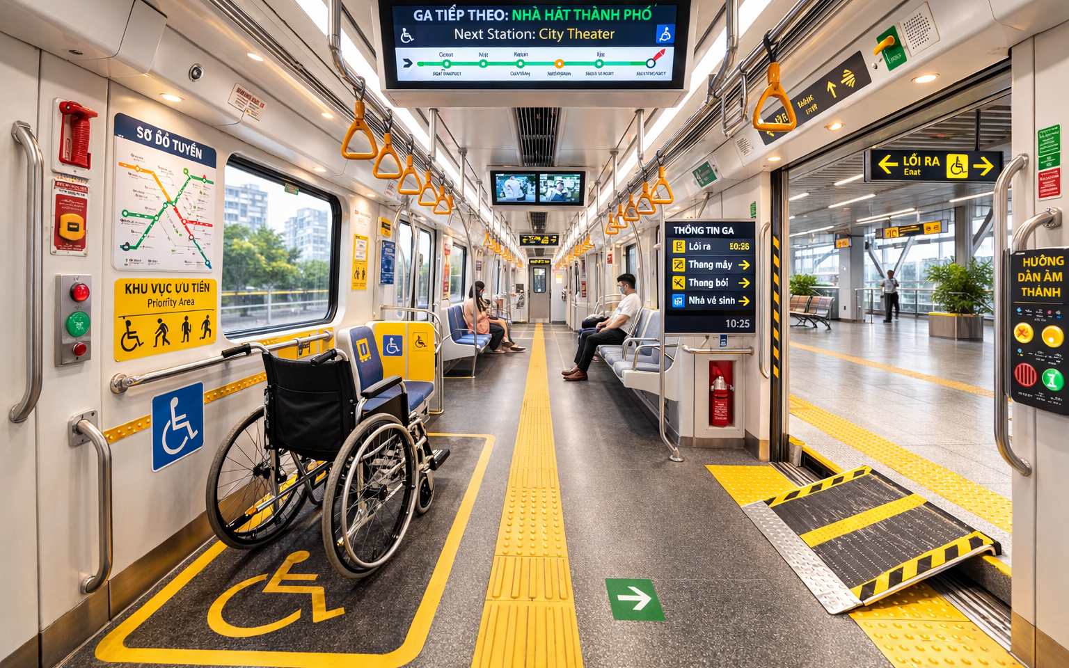 X&acirc;y dựng ti&ecirc;u chuẩn quốc gia về thiết kế đường sắt thuận tiện cho người khuyết tật