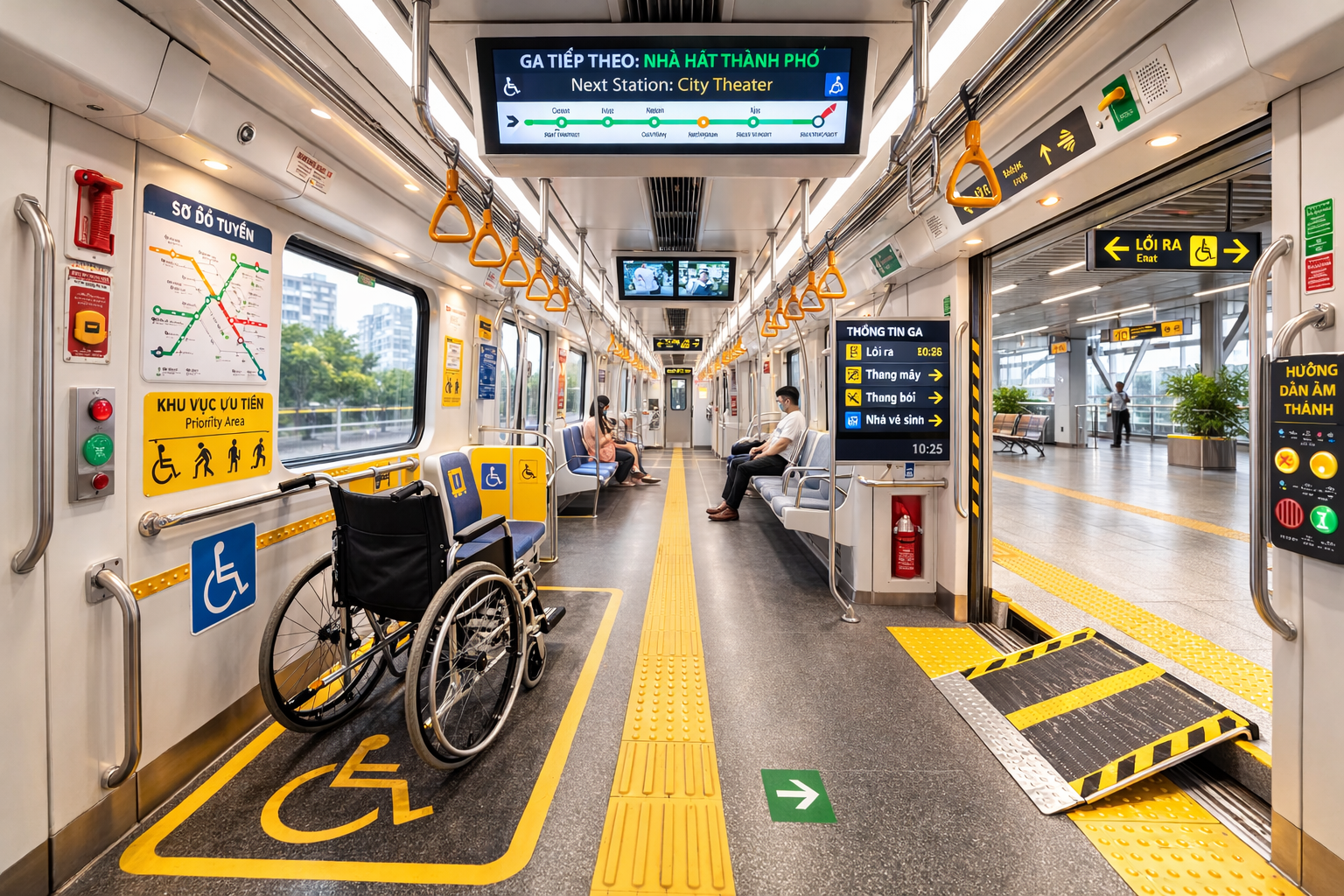 Xây dựng tiêu chuẩn quốc gia về thiết kế đường sắt thuận tiện cho người khuyết tật- Ảnh 3. Xây dựng tiêu chuẩn quốc gia về thiết kế đường sắt thuận tiện cho người khuyết tật- Ảnh 3.