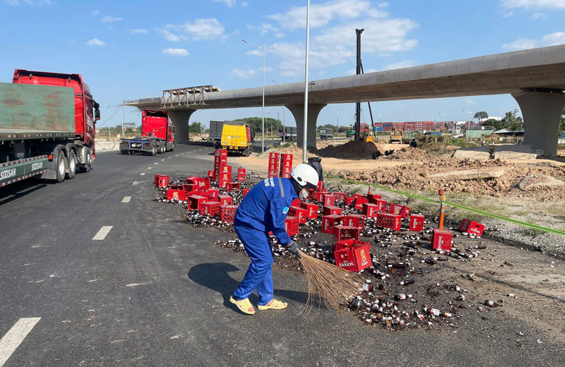 Hiện trường vụ việc.