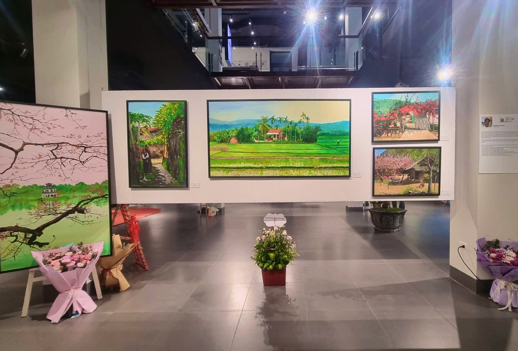 Khi hội họa "đ&aacute;nh thức" sắc Xu&acirc;n- Ảnh 5.