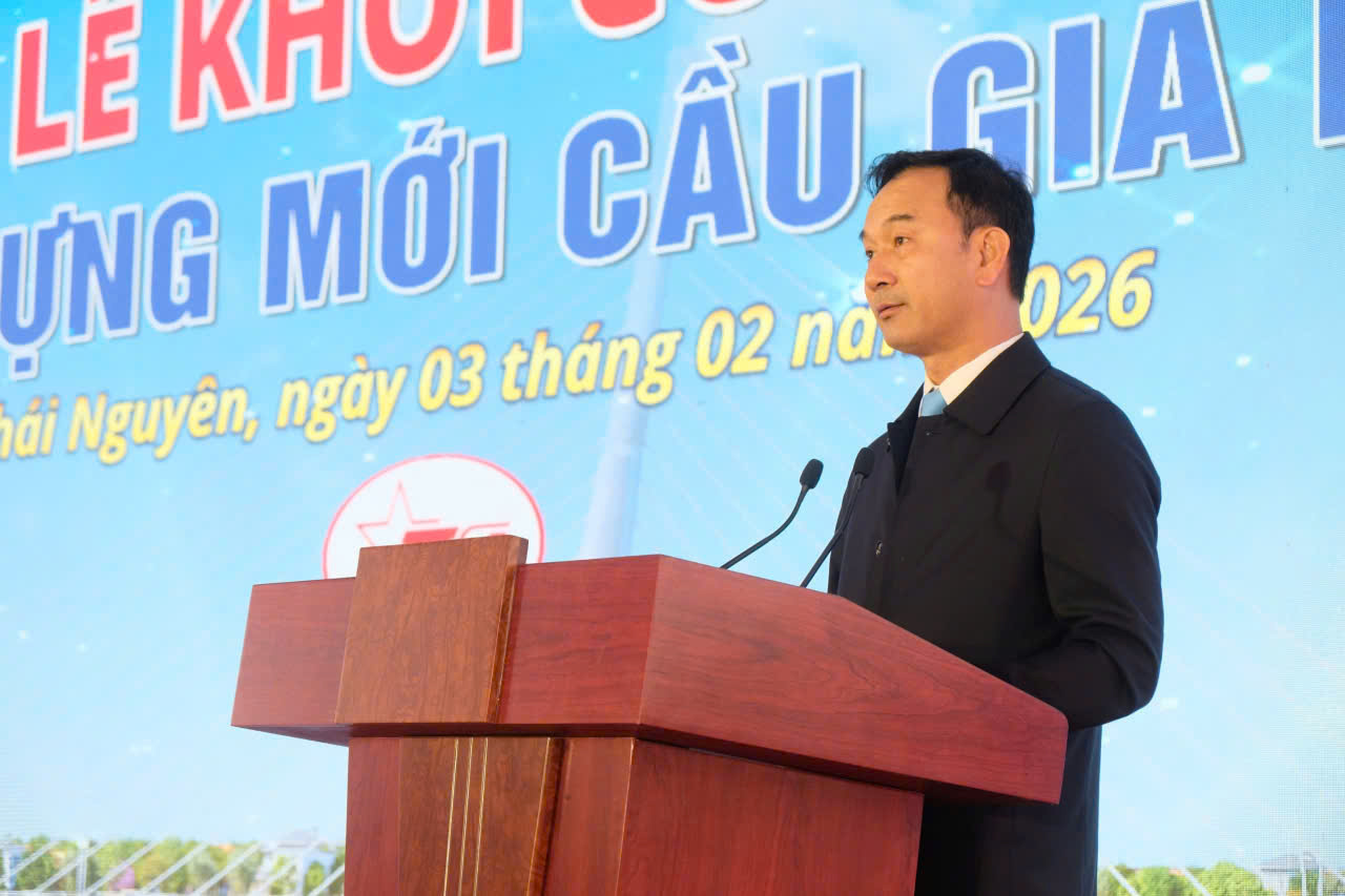 Thái Nguyên: Khởi công cầu Gia Bảy mới để chống lũ- Ảnh 1. Thái Nguyên: Khởi công cầu Gia Bảy mới để chống lũ- Ảnh 1.