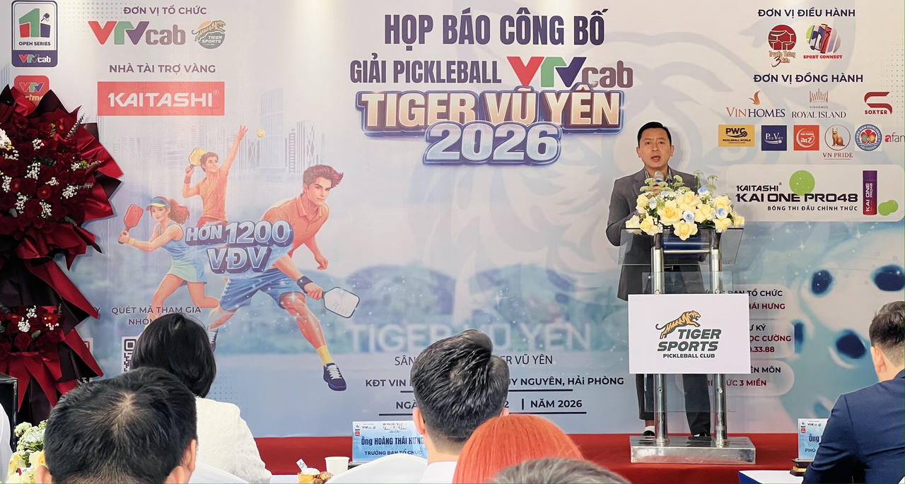 Chuẩn bị diễn ra Giải Pickleball VTVcab Tiger Vũ Y&ecirc;n 2026- Ảnh 1.