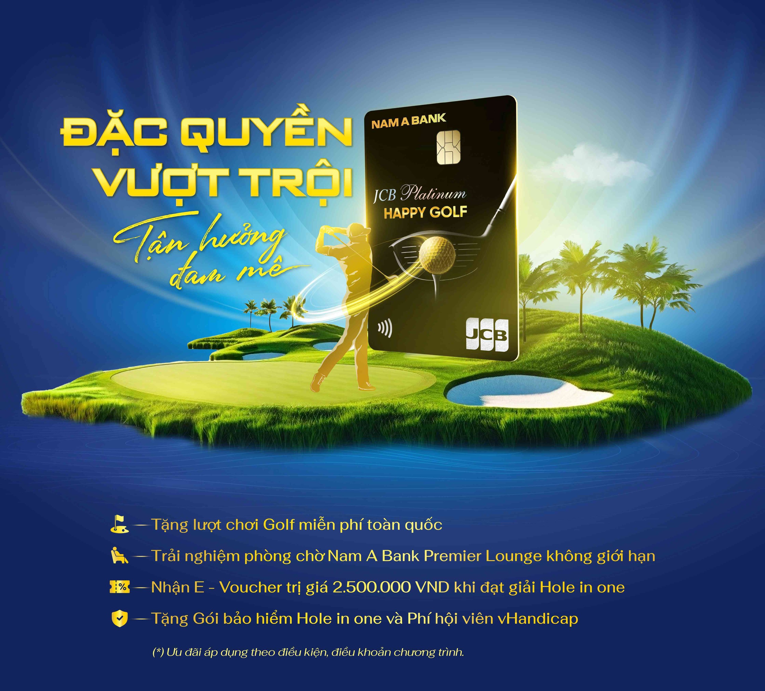 Thẻ Nam A Bank Happy Golf: N&acirc;ng tầm đam m&ecirc;, trải nghiệm thượng lưu- Ảnh 1.