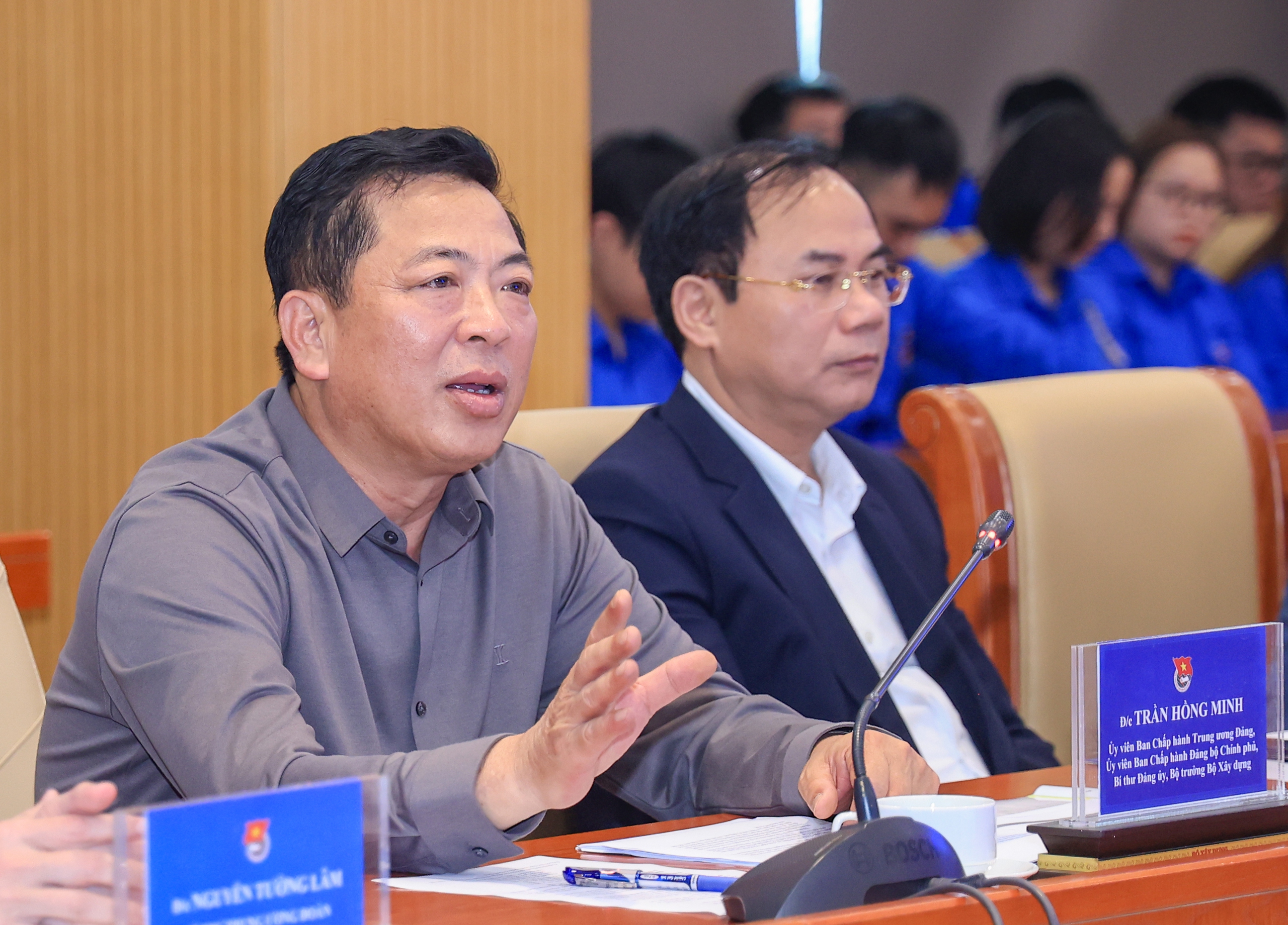 Bộ trưởng Trần Hồng Minh: Tuổi trẻ X&acirc;y dựng giữ vững "t&acirc;m trong, tr&iacute; s&aacute;ng, ho&agrave;i b&atilde;o lớn"- Ảnh 1.