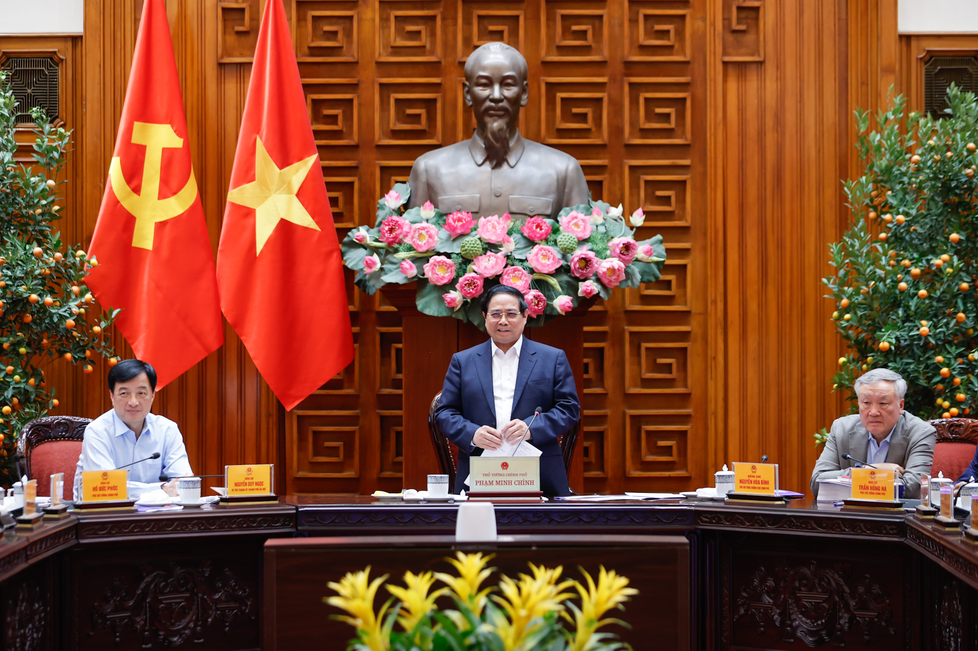 Thường trực Ch&iacute;nh phủ l&agrave;m việc với H&agrave; Nội về Quy hoạch tổng thể Thủ đ&ocirc; tầm nh&igrave;n 100 năm- Ảnh 4.