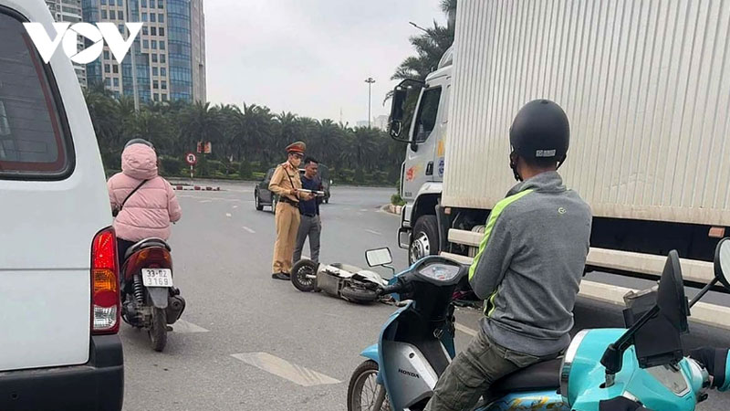 Hiện trường vụ tai nạn - Ảnh: VOV.