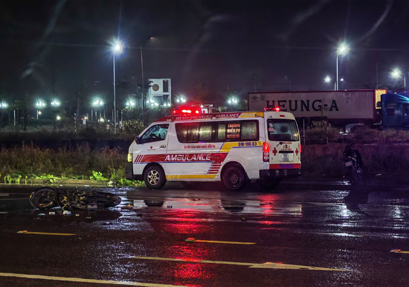 Hiện trường vụ tai nạn - Ảnh: Thanh Như.