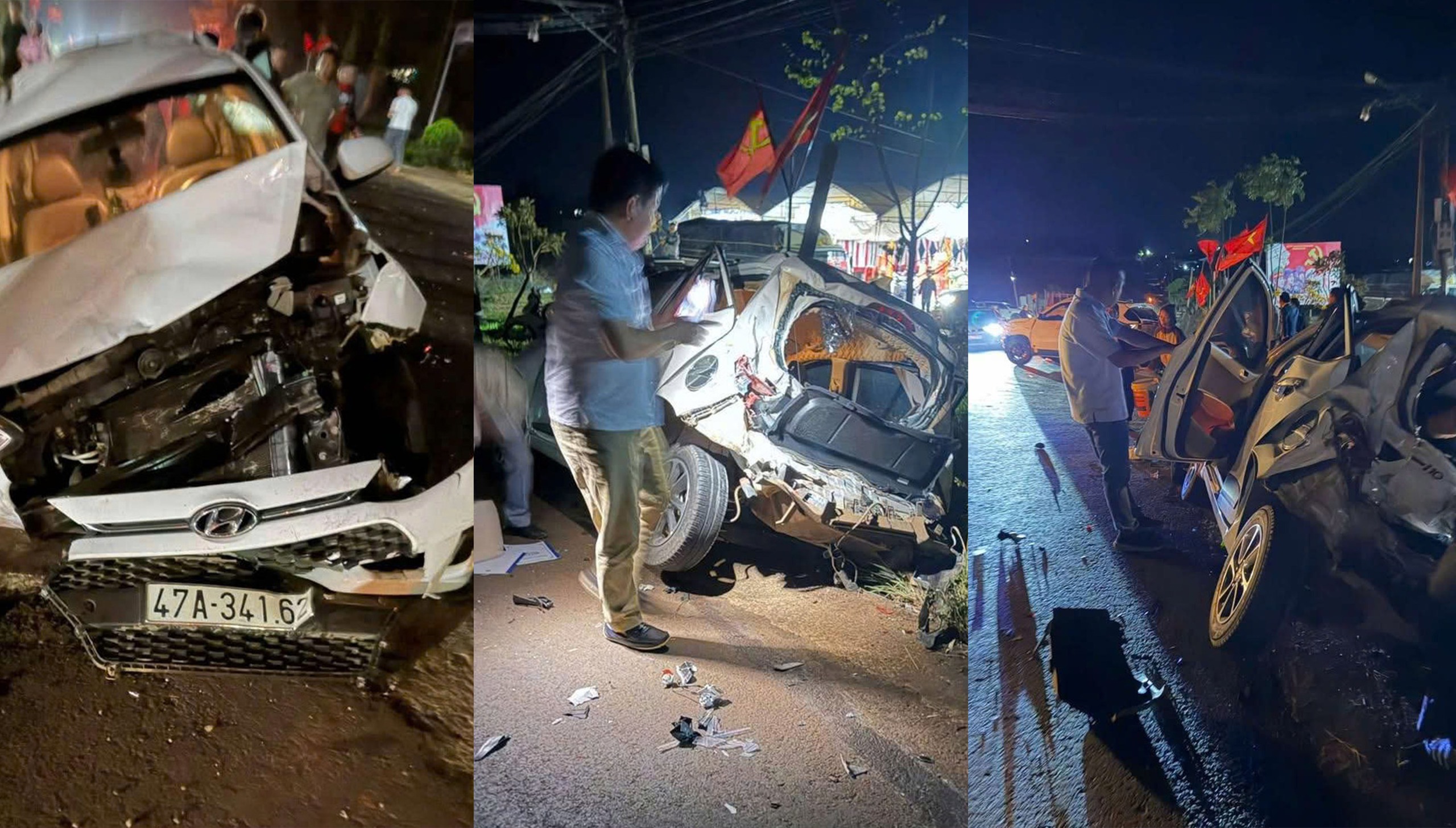 Đắk Lắk: &Ocirc; t&ocirc; tải t&ocirc;ng li&ecirc;n ho&agrave;n 3 xe đang đỗ, l&agrave;m 1 người đi bộ tử vong- Ảnh 1.