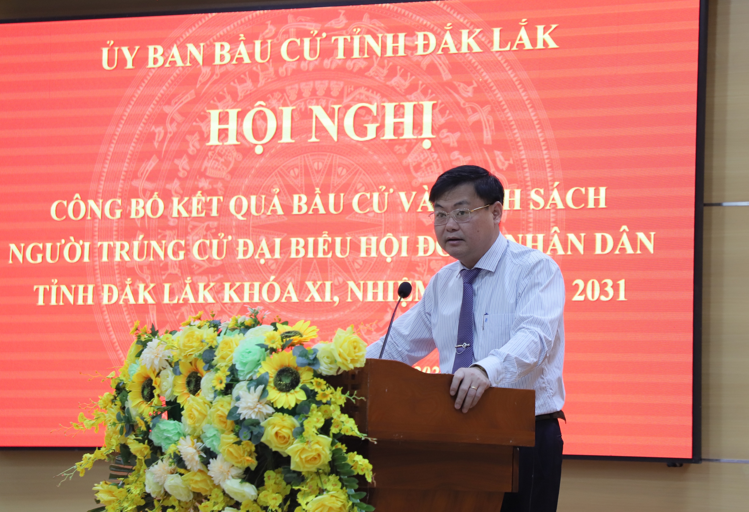 Đắk Lắk: C&ocirc;ng bố 84 đại biểu tr&uacute;ng cử HĐND tỉnh- Ảnh 1.