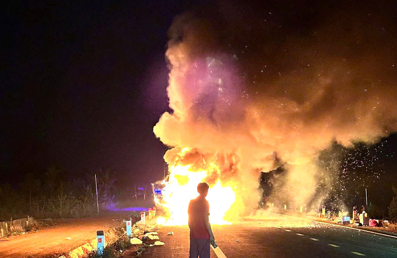 Hiện trường vụ việc.