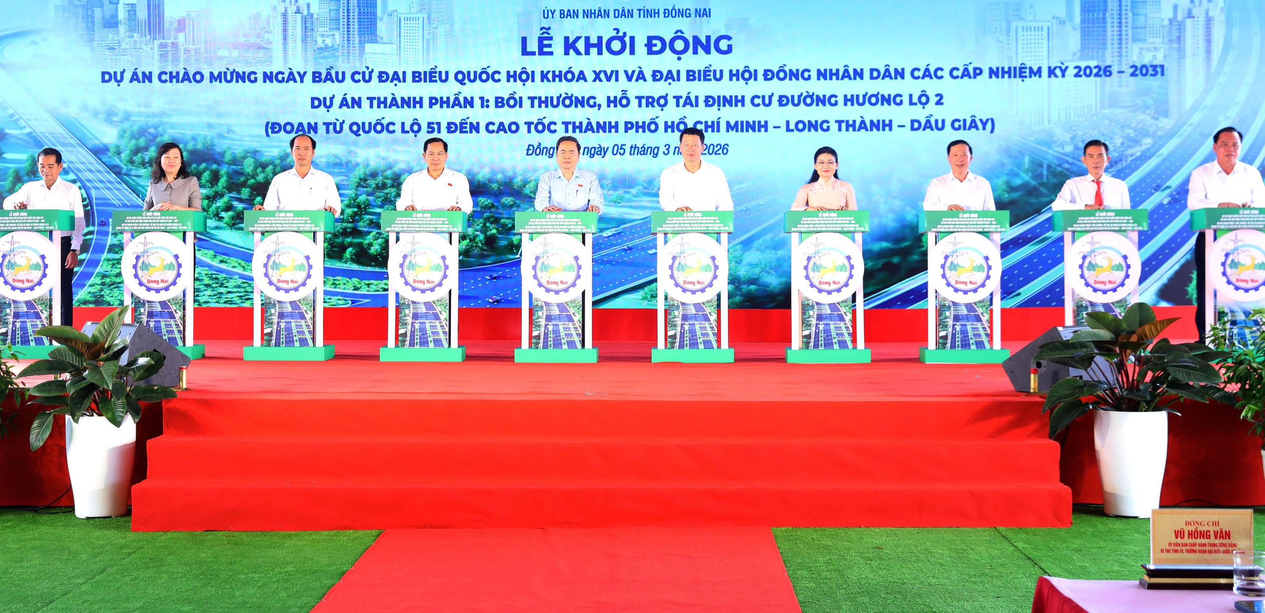 Chủ tịch Quốc hội Trần Thanh Mẫn dự lễ khởi động GPMB hương lộ 2 nối QL51 về cao tốc- Ảnh 1.