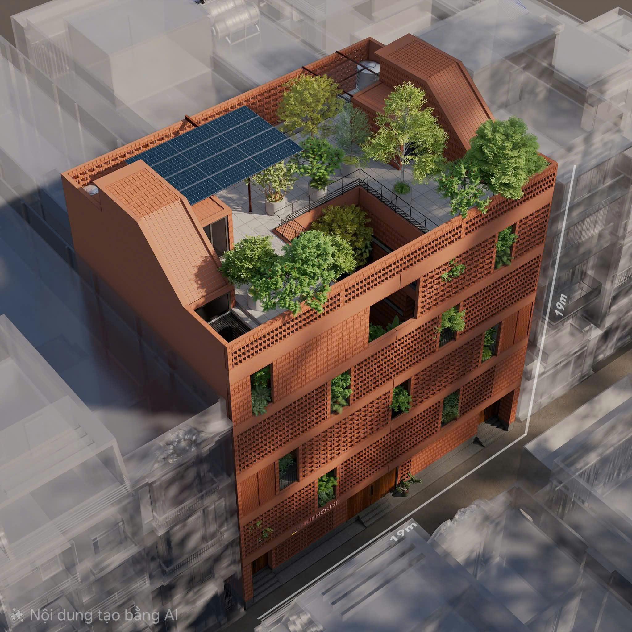 Định vị bản sắc từ vật liệu gạch, ngói- Ảnh 3. Định vị bản sắc từ vật liệu gạch, ngói- Ảnh 3.