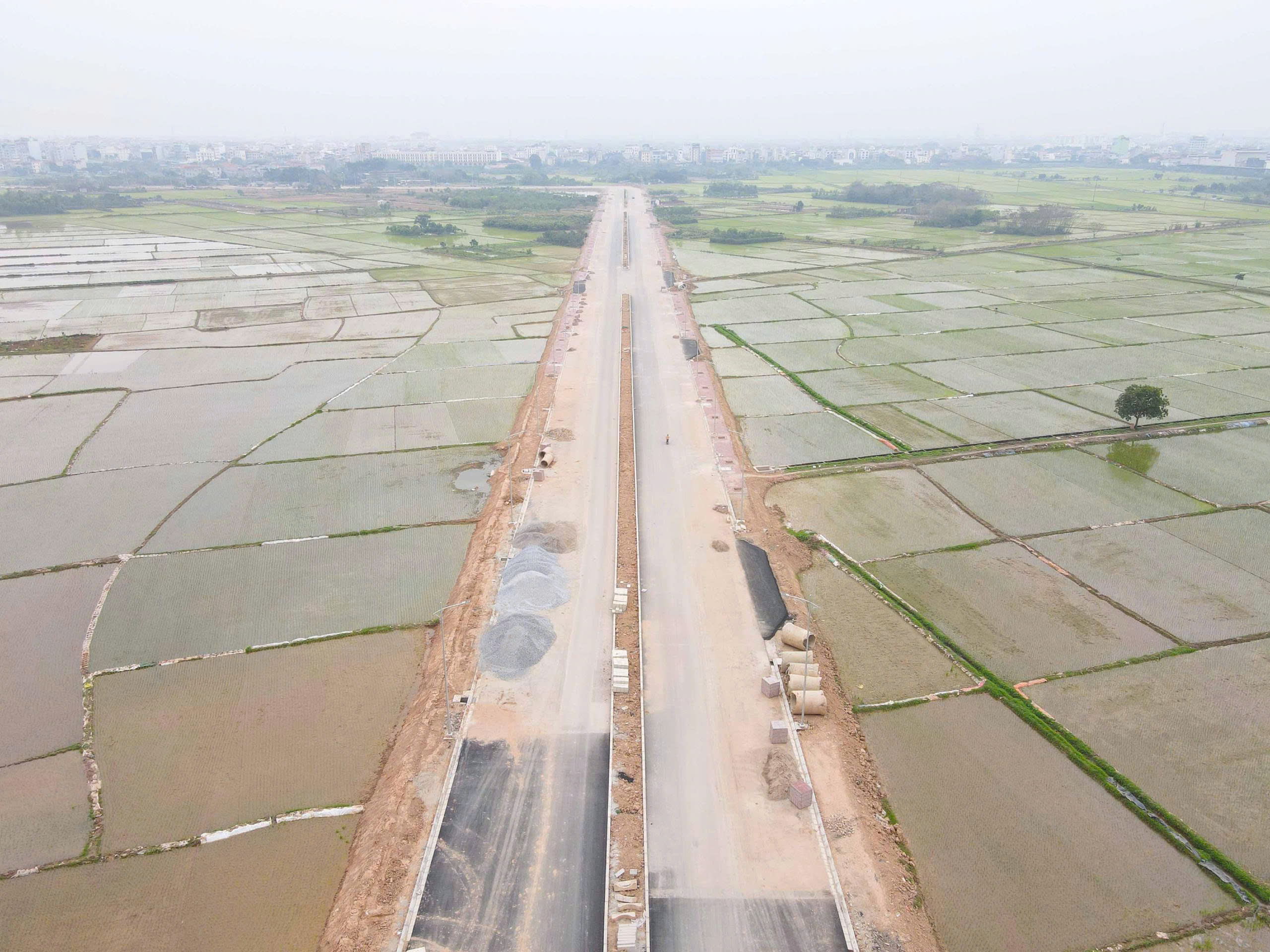 Cận cảnh tuyến đường hơn 460 tỷ đồng ở Bắc Ninh sau gần một năm thi c&ocirc;ng- Ảnh 9.