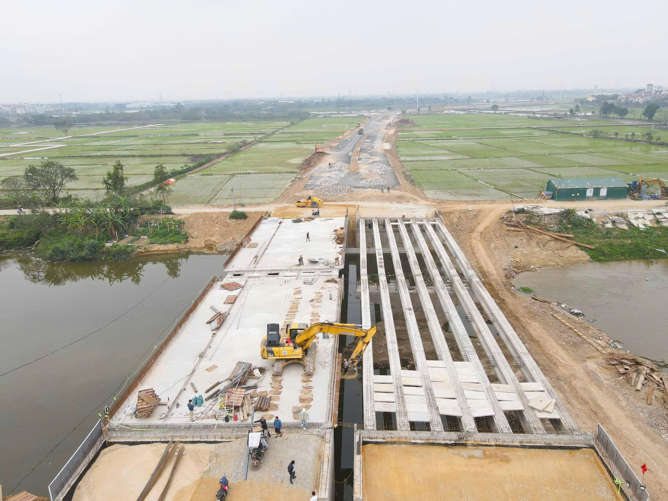 Cận cảnh tuyến đường hơn 460 tỷ đồng ở Bắc Ninh sau gần một năm thi c&ocirc;ng- Ảnh 16.