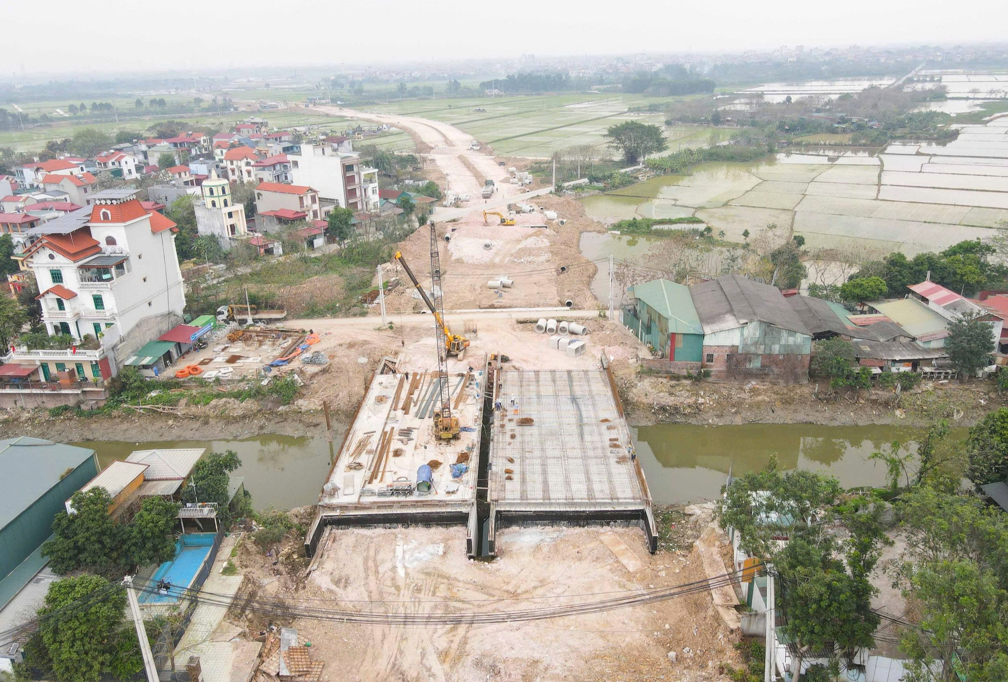 Cận cảnh tuyến đường hơn 460 tỷ đồng ở Bắc Ninh sau gần một năm thi c&ocirc;ng- Ảnh 19.