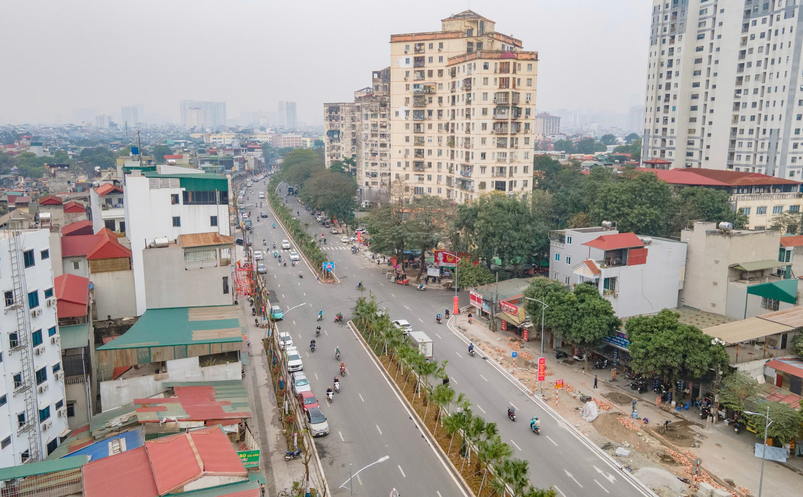 H&agrave; Nội: Cận cảnh đường V&agrave;nh đai 2,5 đoạn Đầm Hồng - QL1A vừa th&ocirc;ng xe- Ảnh 5.