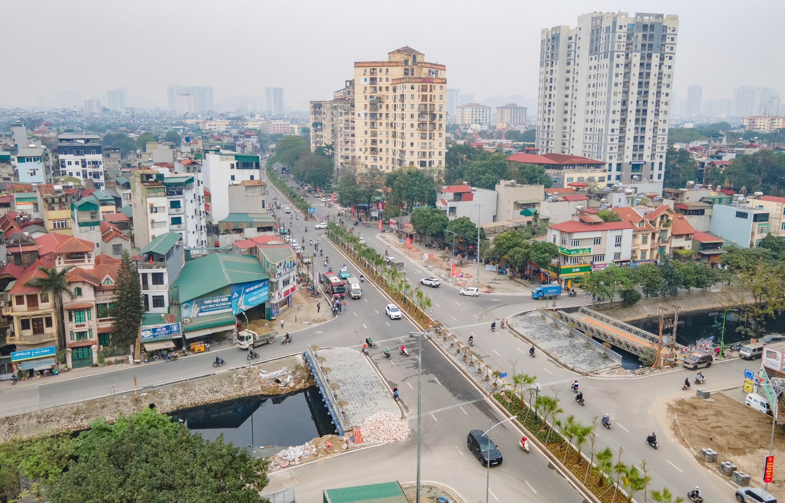 H&agrave; Nội: Cận cảnh đường V&agrave;nh đai 2,5 đoạn Đầm Hồng - QL1A vừa th&ocirc;ng xe- Ảnh 7.