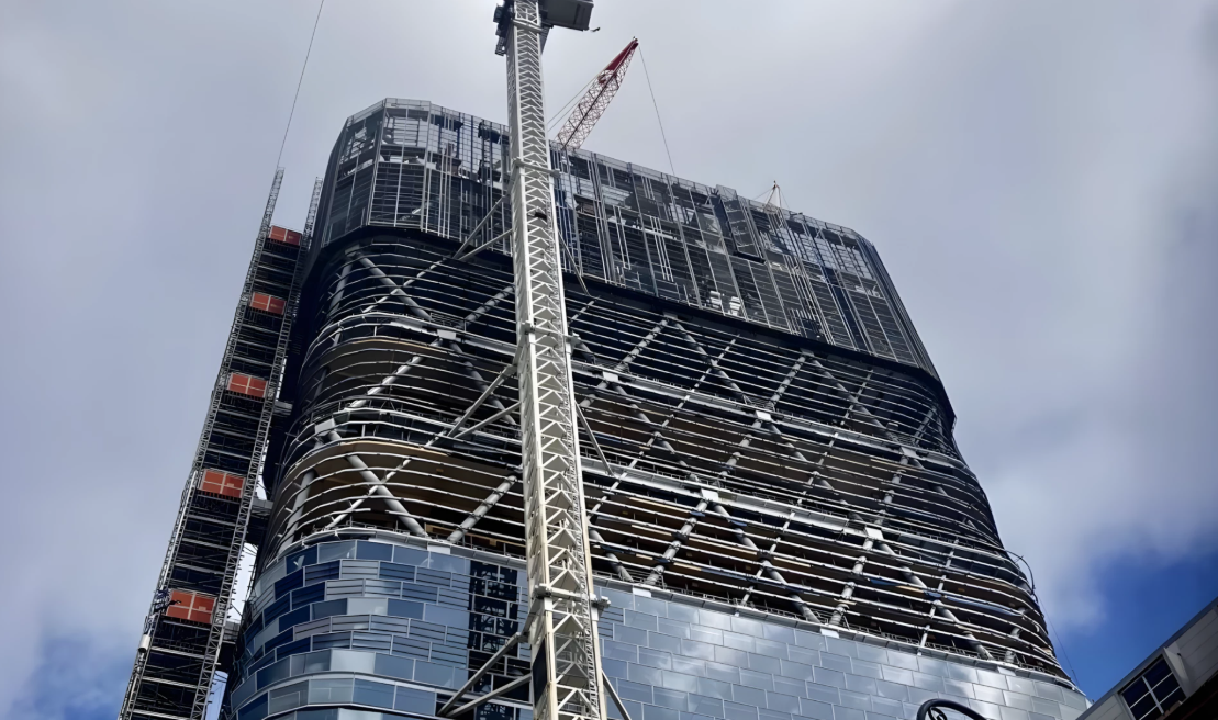 Tòa nhà “lai gỗ” cao nhất thế giới sắp hoàn thành- Ảnh 1. Tòa nhà “lai gỗ” cao nhất thế giới sắp hoàn thành- Ảnh 1.