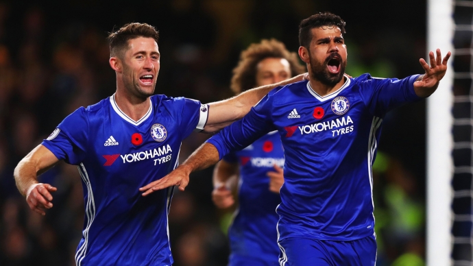 Diego Costa đang có một mùa giải bùng nổ cùng Chel