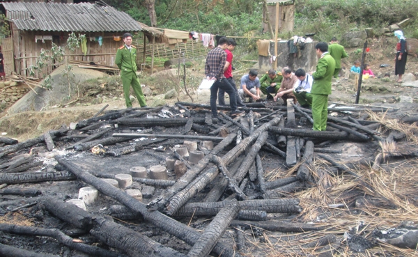 Hiện trường vụ cháy