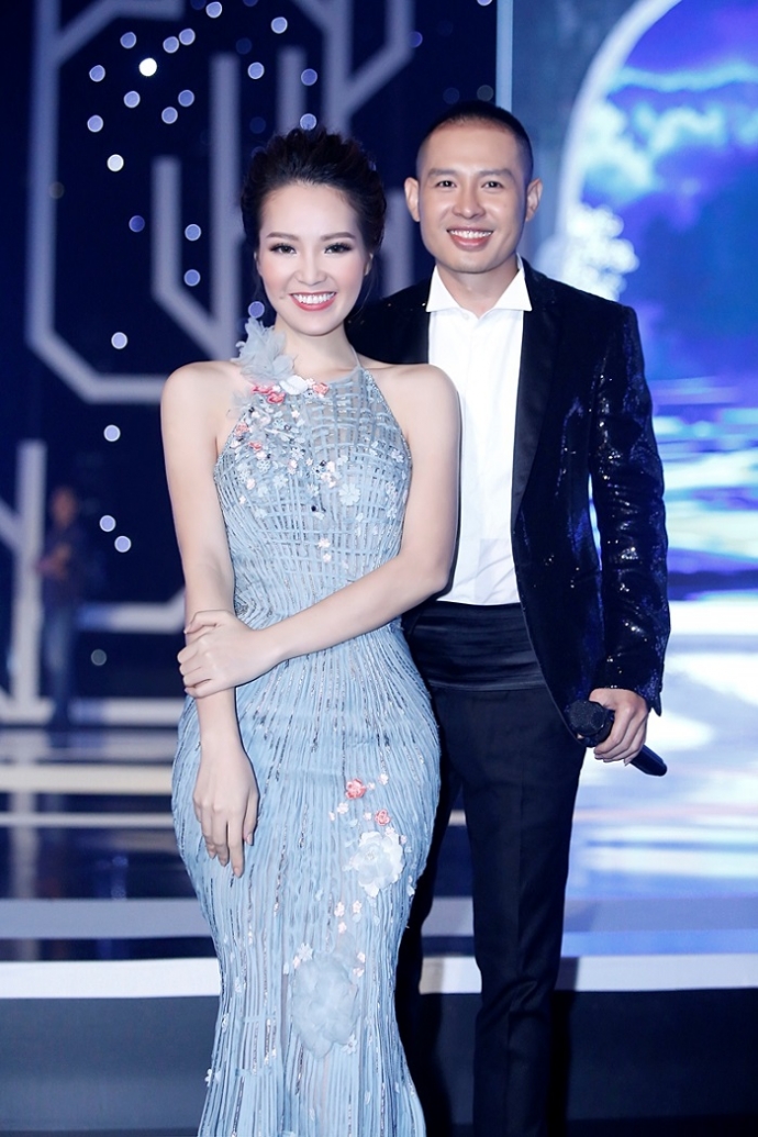 Thuy Van va ca si Hoang Hai