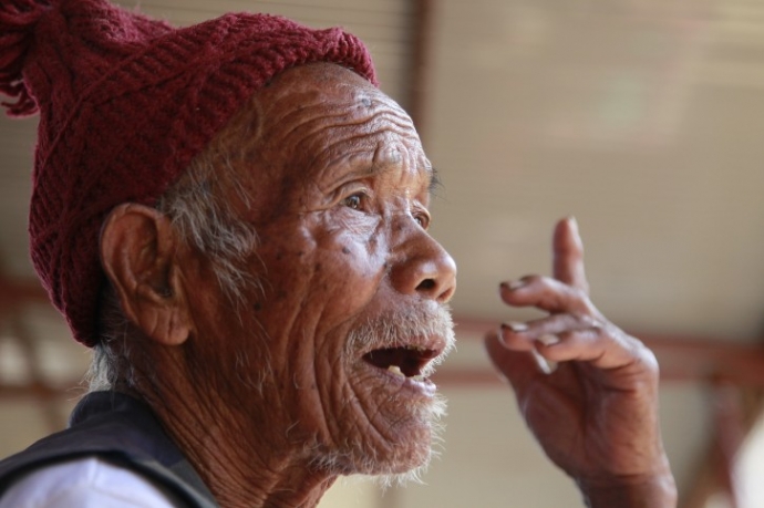 Funchu Tamang 101 years old