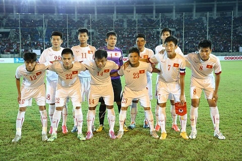 U 19 Việt Nam. Ảnh Hàn Phi