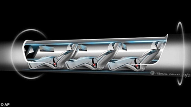 Mô phỏng tàu siêu tốc công nghệ Hyperloop