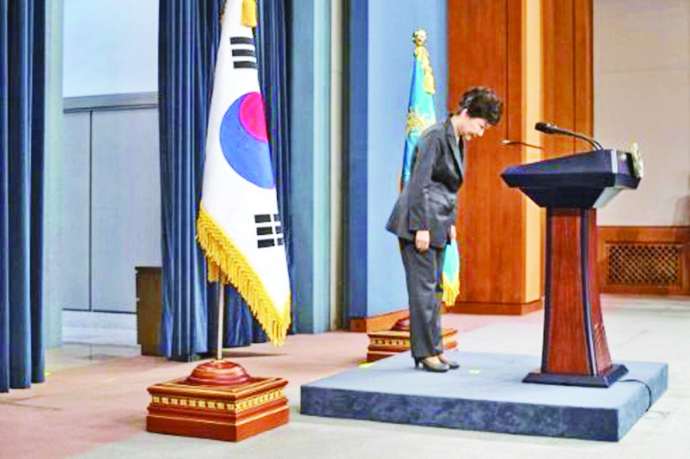 Tổng thống Hàn Quốc Park Geun Hye  xin lỗi sau bê 