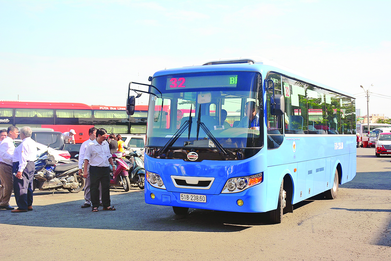 26 xe buýt CNG mới đưa vào sử dụng 1-7. Ảnh Đỗ Loa