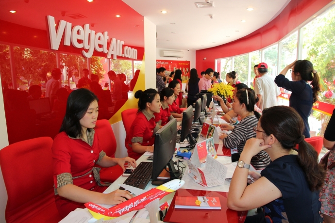 Du kien nam 2015, Vietjet se van chuyen khoang 9 t