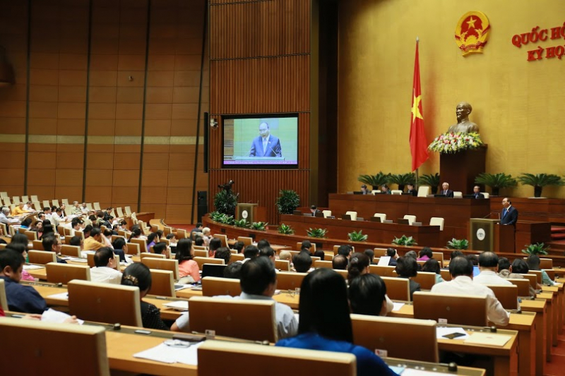 Thu tuong Nguyen Xuan Phuc phat bieu tai phien cha